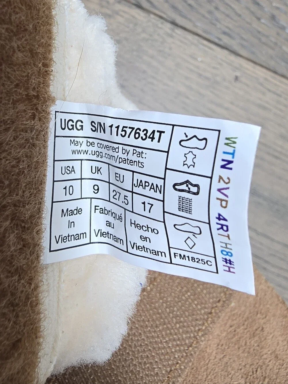 Ugg Keelan II Velcro Fur Lined Boot in Chestnut 10C